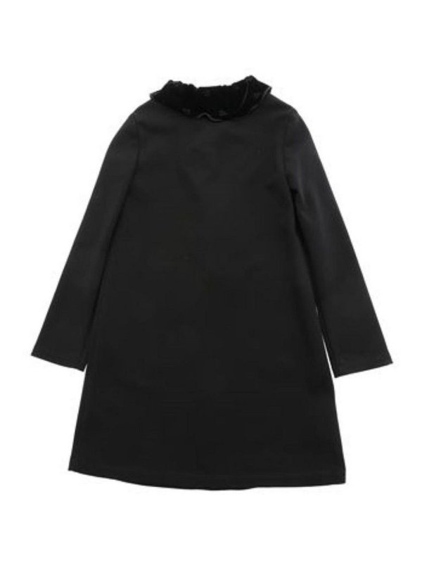 DONDUP: Robe longueur genou online - Robe Au Genou - Noir