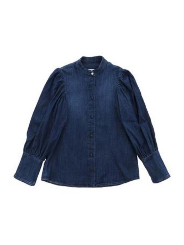 DONDUP: shirts - Long cuff denim shirt