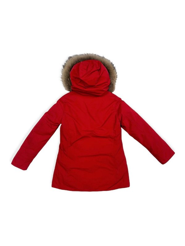 WOOLRICH: parka online - Parka c/cappuccio e pelo