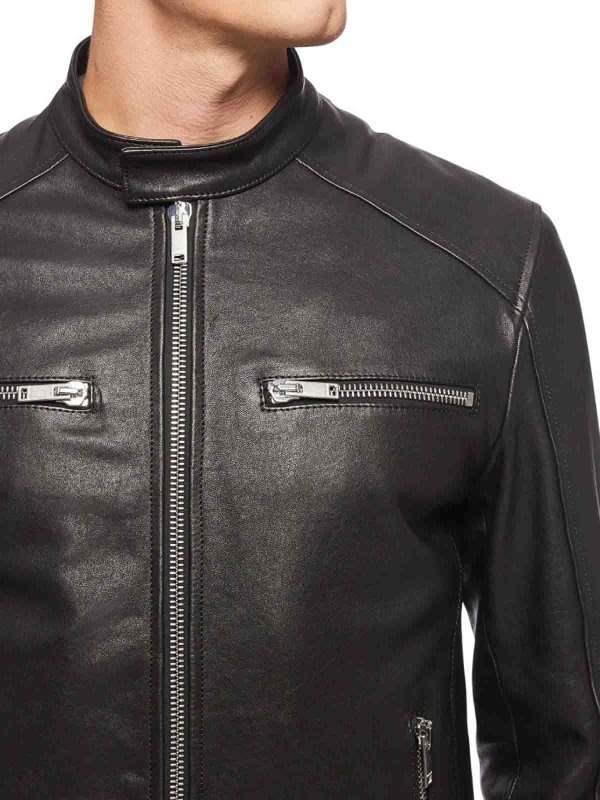 Giacca in pelle shop online: DONDUP