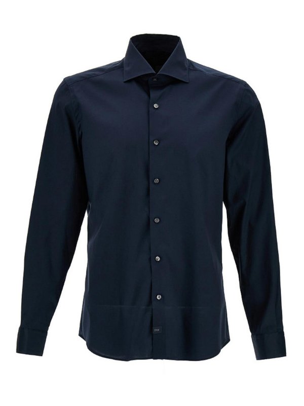 FAY: Chemises - Chemise - Bleu