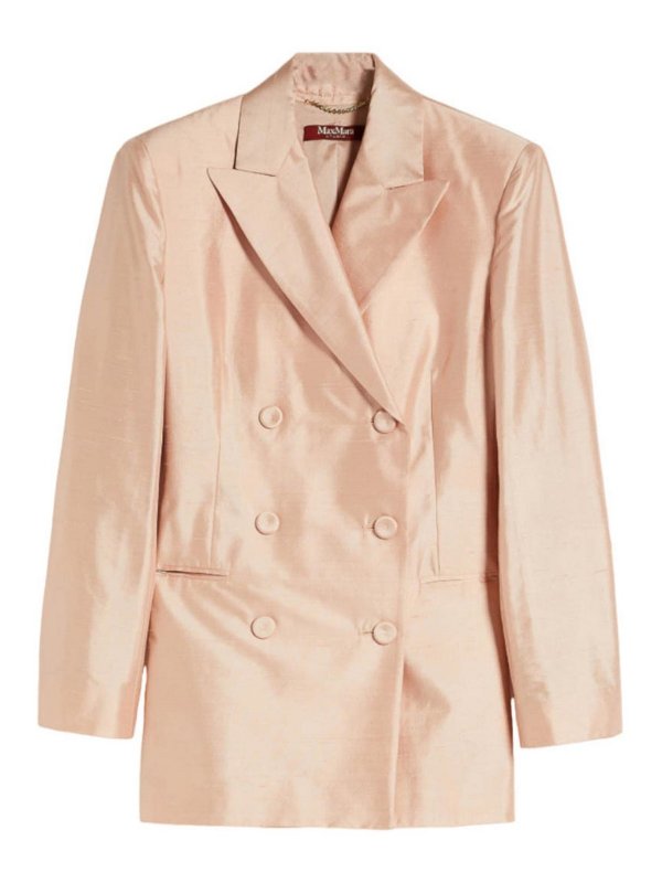 Max Mara: ブレザー - ブレザー - 黒