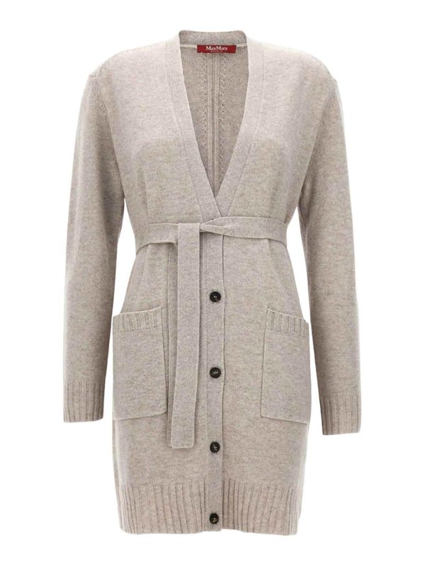 Max Mara: ニーレングスコート - 膝丈コート - グレー