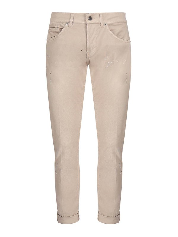 DONDUP: ブーツカットジーンズ - ブーツカットジーンズ - ベージュ