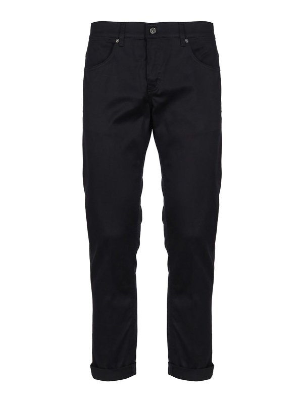 DONDUP: bootcut jeans - Alex super skinny jeans in stretch denim