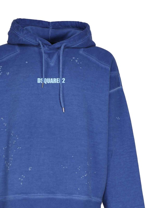 The Best Shops DSQUARED2: Sweatshirts & Sweaters - Cotton hoodie