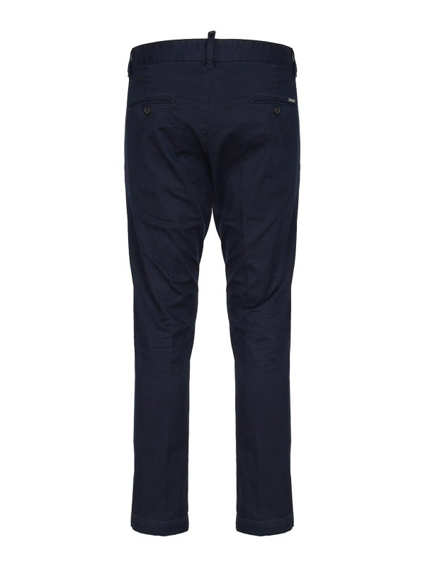 DSQUARED2: casual trousers online - Slim low-waisted chinos