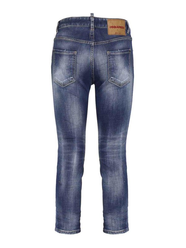 DSQUARED2: bootcut jeans online - Medium wash jeans