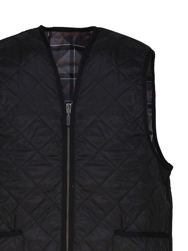 The Best Shops BARBOUR: padded jackets - Quilted vest/zip lining