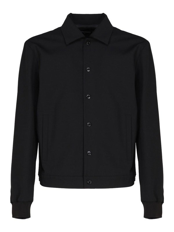 DSQUARED2: casual jackets - Shirt jacket with buttons