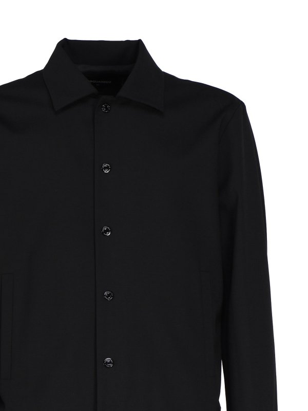 The Best Shops DSQUARED2: casual jackets - Shirt jacket with buttons