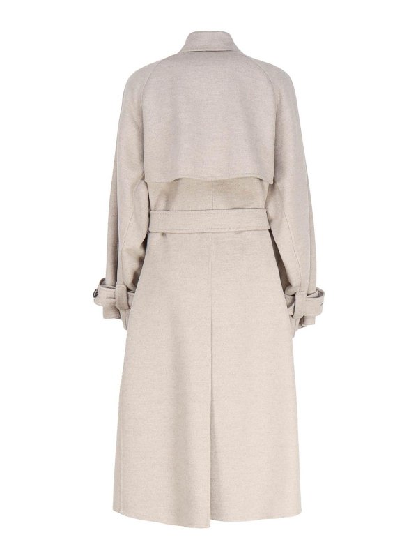 Max Mara: long coats online - Long white coat