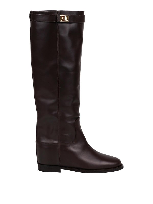 VIA ROMA 15: boots - Boots with twist lock