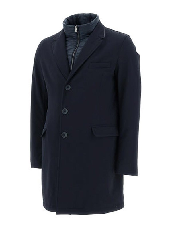 HERNO: short coats online - Quilted Coat