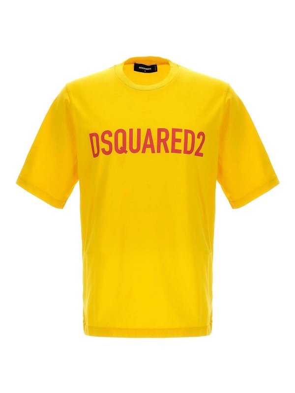 DSQUARED2: Camisetas - Camiseta - Amarillo