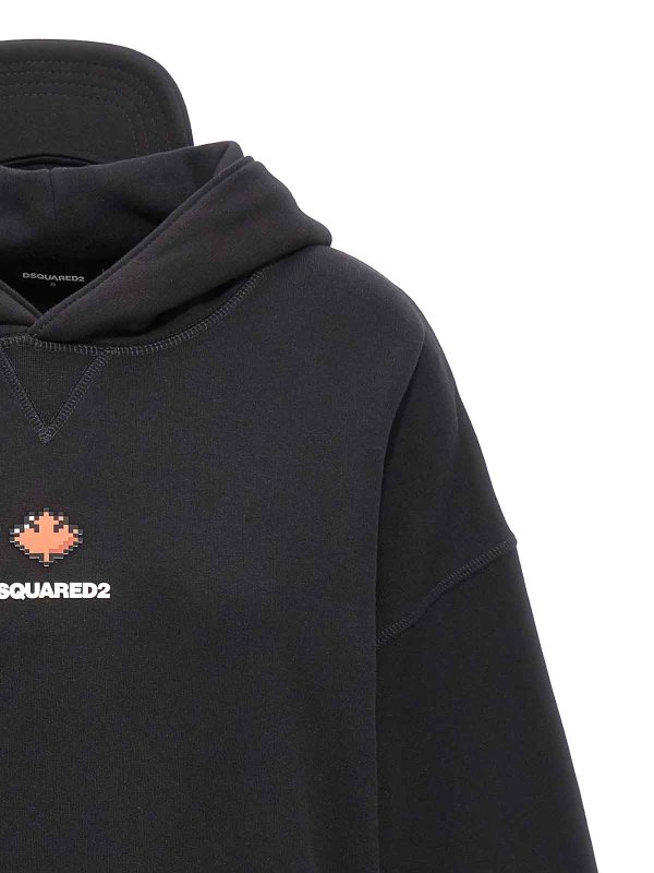 The Best Shops DSQUARED2: Sudaderas y suéteres - Sudadera - Negro