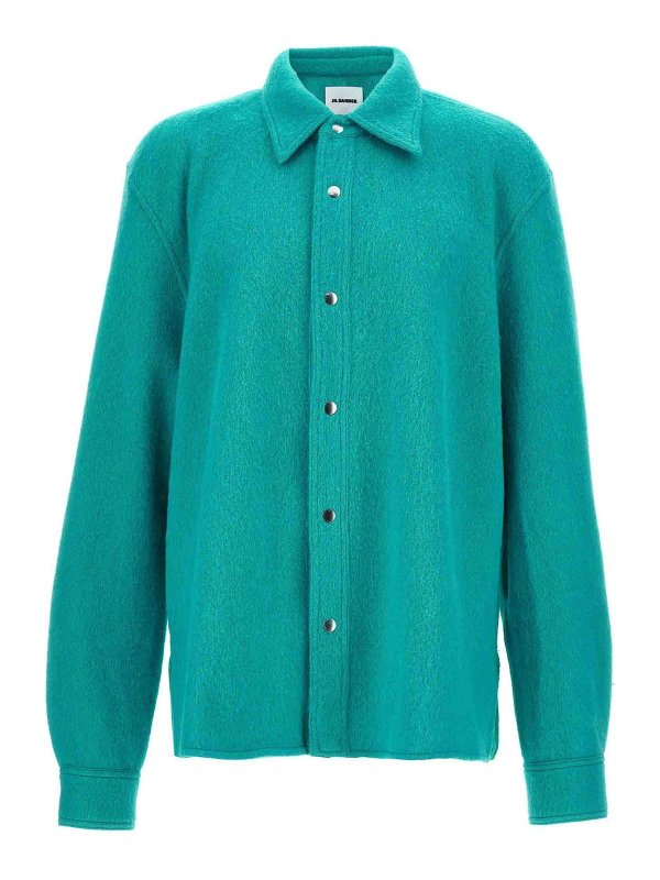 JIL SANDER: Blusen - Bluse - Hellblau