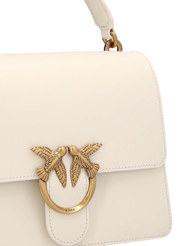 The Best Shops Pinko: Handtaschen - Shopper - Weiß