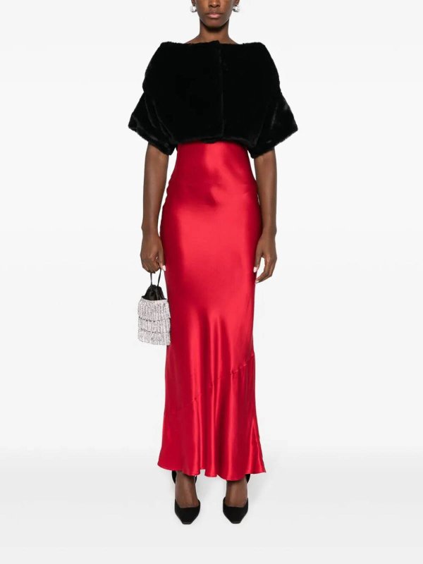 The Best Shops HERNO: casual jackets - Faux fur cape