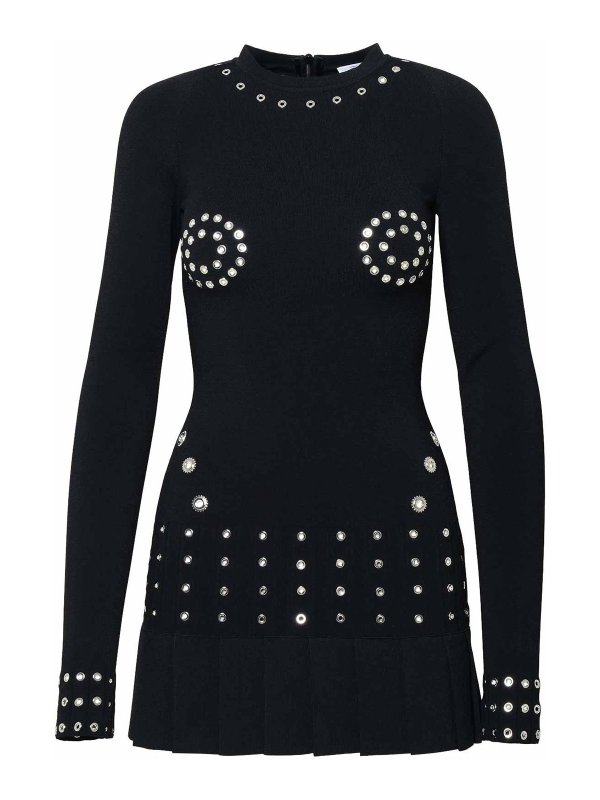 OFF-WHITE: Robes courtes - Robe Courte - Noir