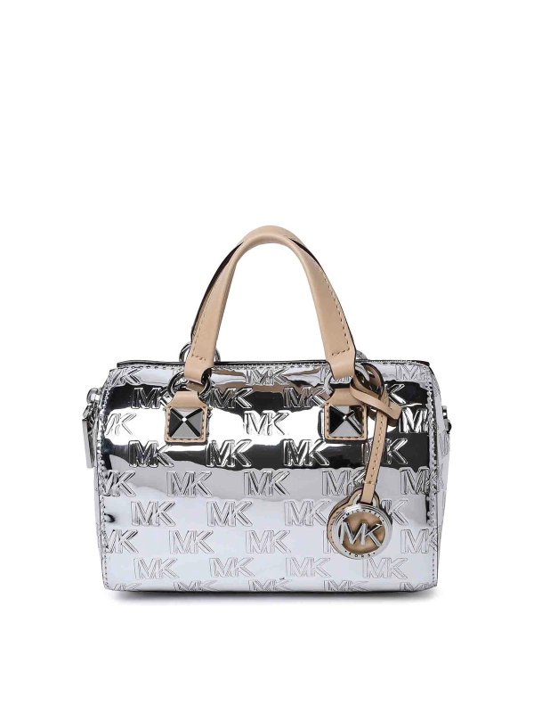 MICHAEL KORS: bowling bags - Small grayson top case
