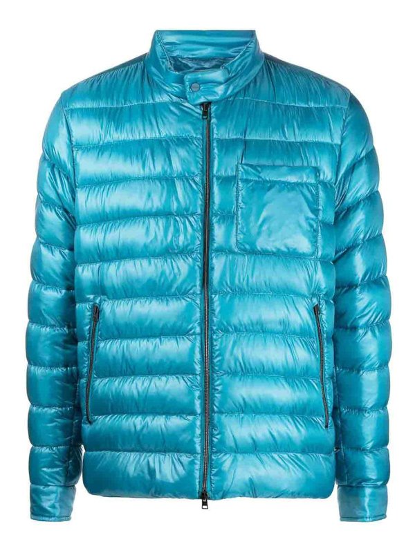 HERNO: padded jackets - Zip-Up Padded Jacket