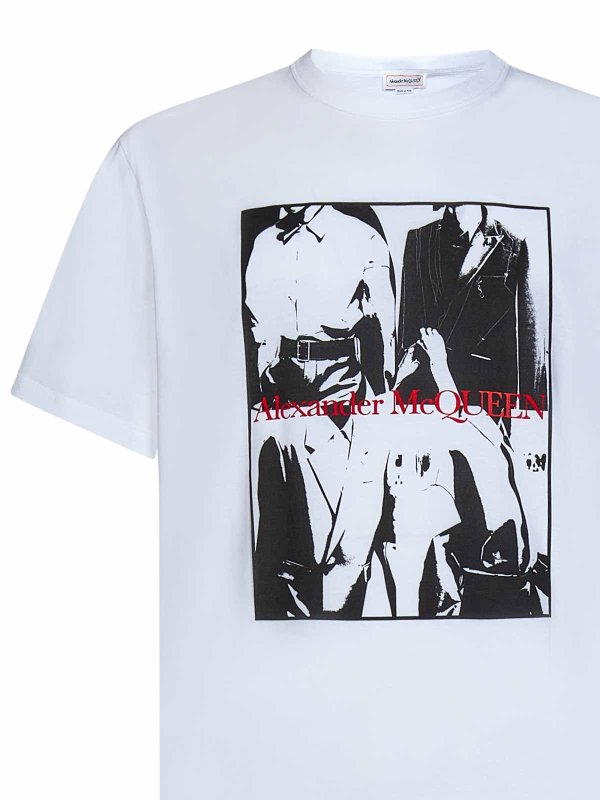 The Best Shops ALEXANDER MCQUEEN: Camisetas - Camiseta - Blanco