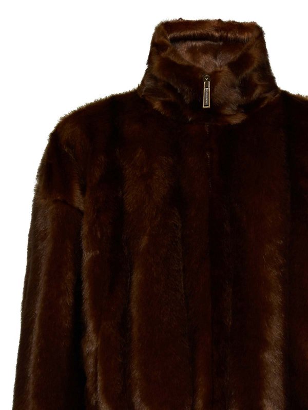 Faux Fur Bomber Jacket shop online: DSQUARED2