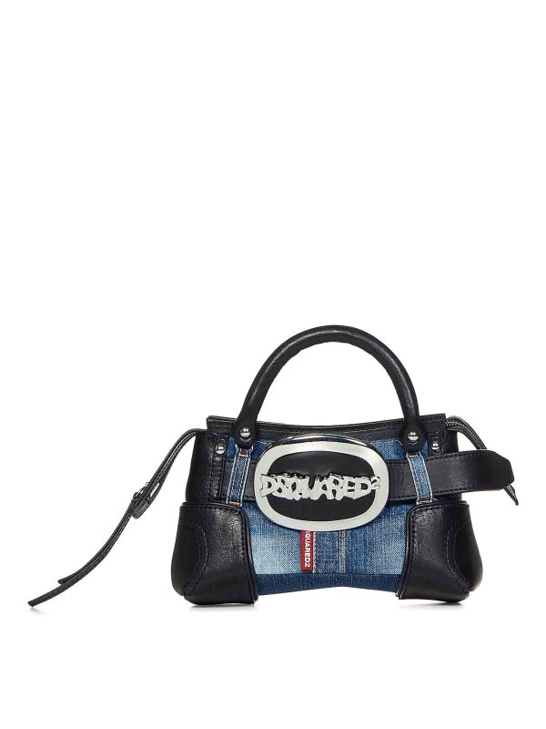 DSQUARED2: totes bags - Leather Handbag