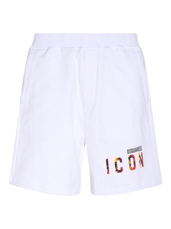 DSQUARED2: Hosen Shorts - Shorts - Weiß