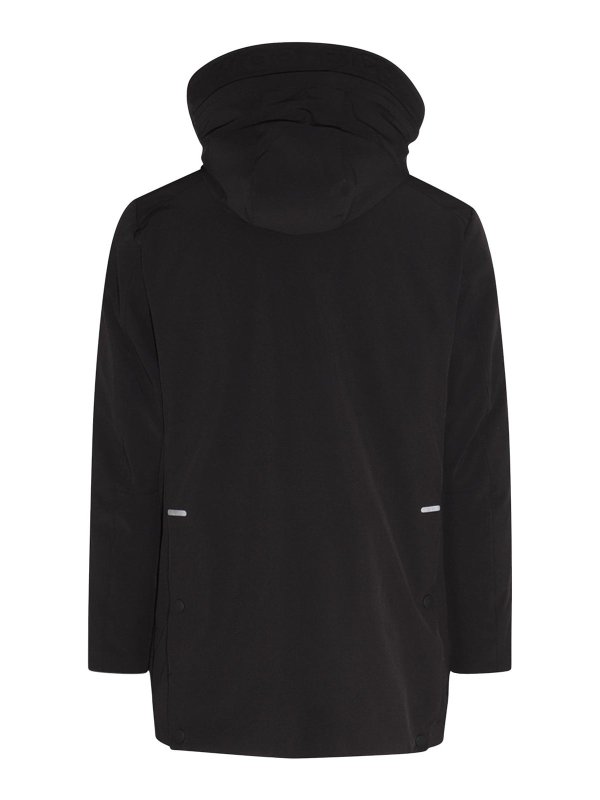 WOOLRICH: padded jackets online - Black puffer arctic parka down jacket