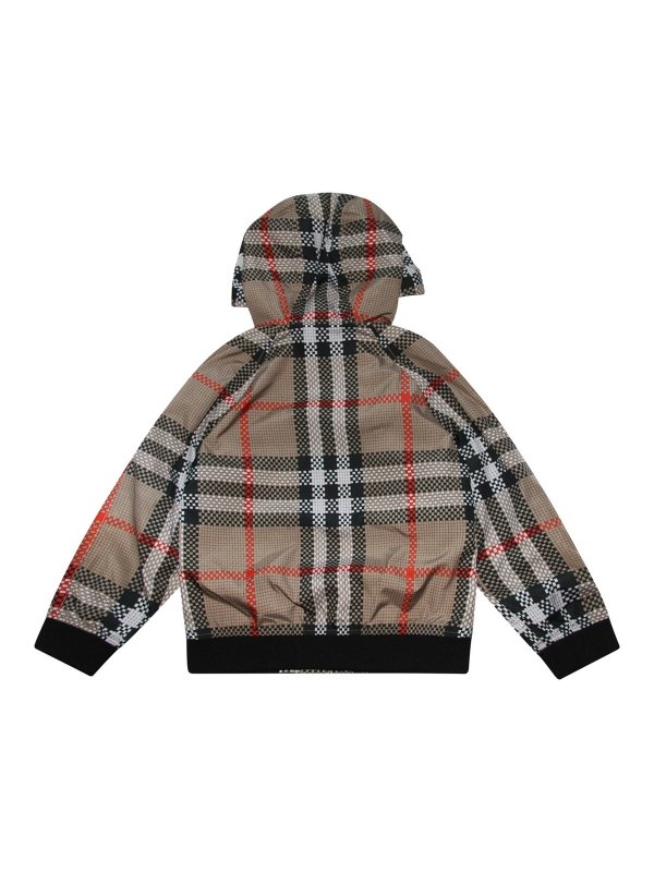 BURBERRY: padded jackets online - Archive beige down jacket