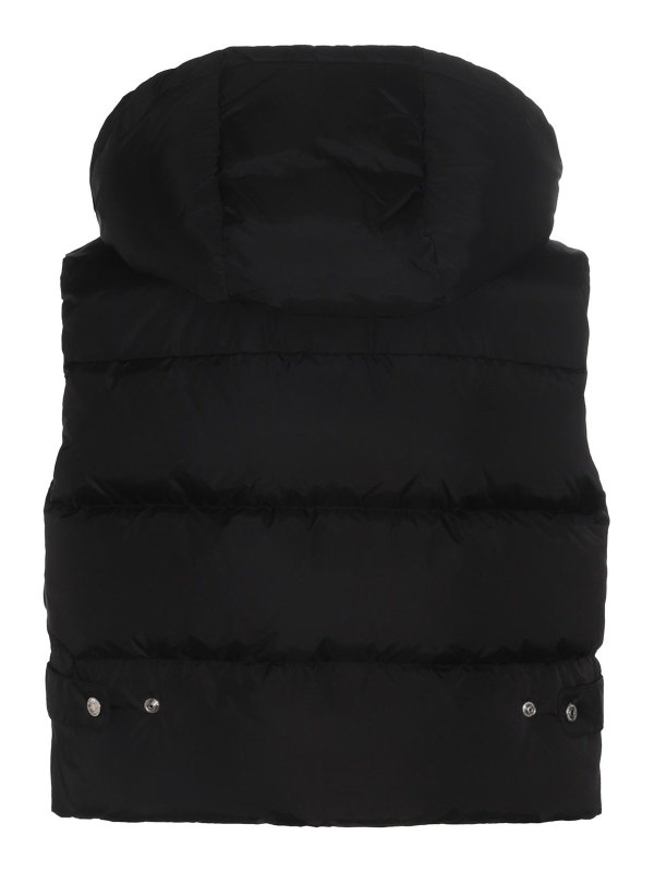 DSQUARED2: padded jackets online - Black puffer vest down jacket
