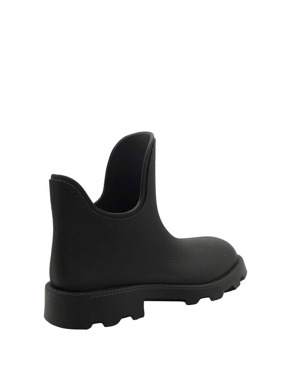 BURBERRY: boots online - Black rainboots