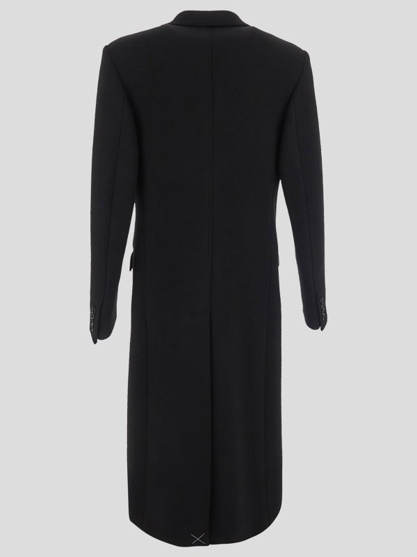 DOLCE & GABBANA: cappotti corti online - Cappotto in feltro nero