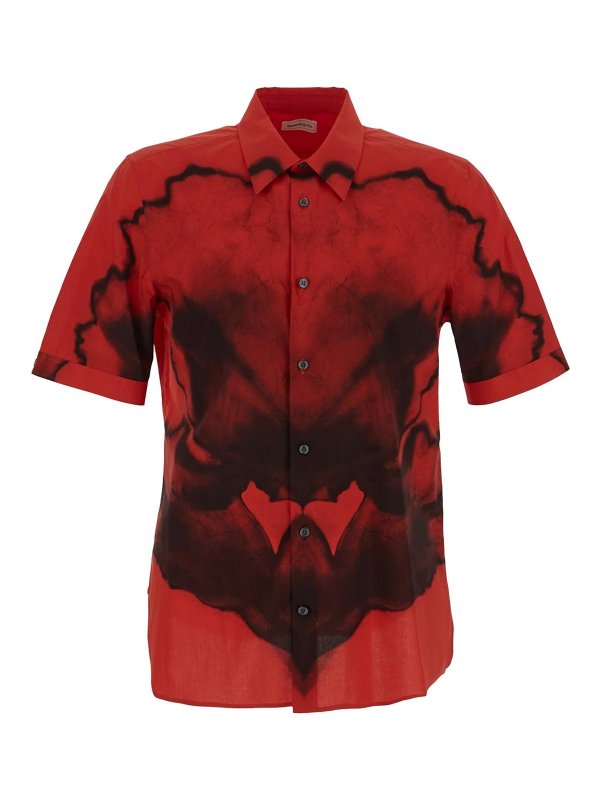 ALEXANDER MCQUEEN: シャツ - シャツ - 赤