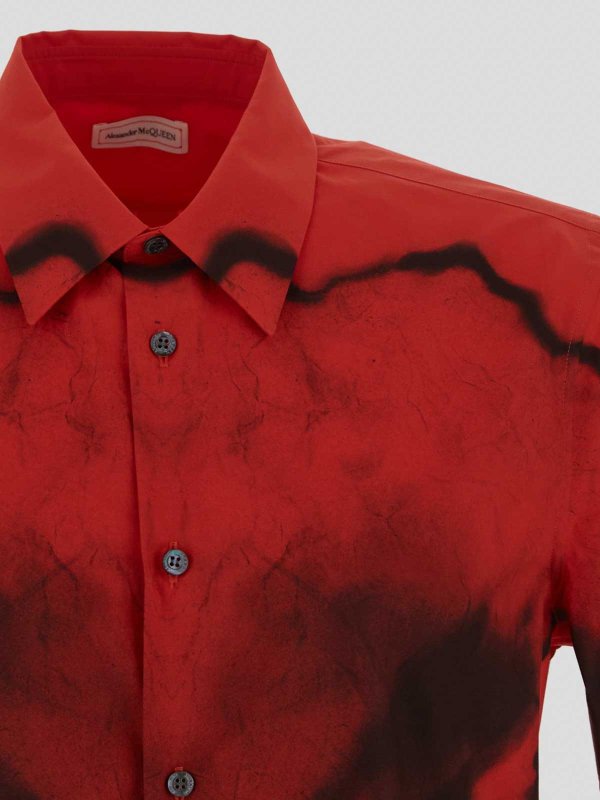 The Best Shops ALEXANDER MCQUEEN: シャツ - シャツ - 赤