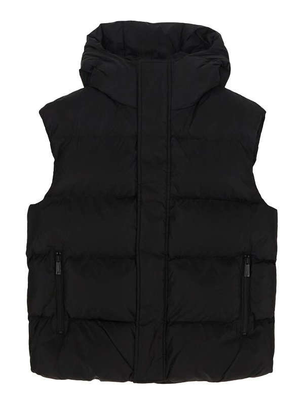 DSQUARED2: Chaquetas y Chaquetones acolchados - Chaqueta Alcochada - Negro