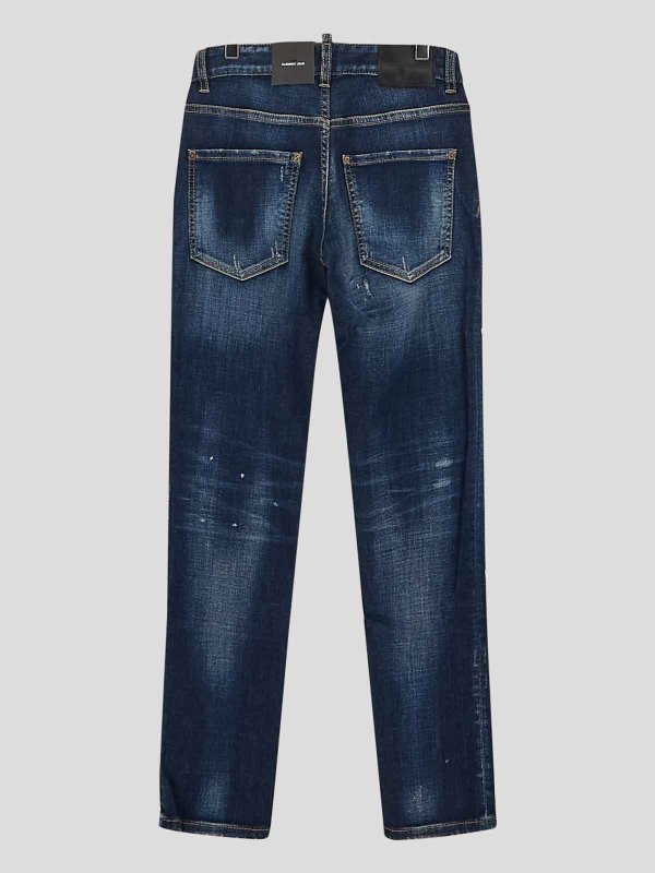 DSQUARED2: Jeans évasés online - Jean Bootcut - Bleu