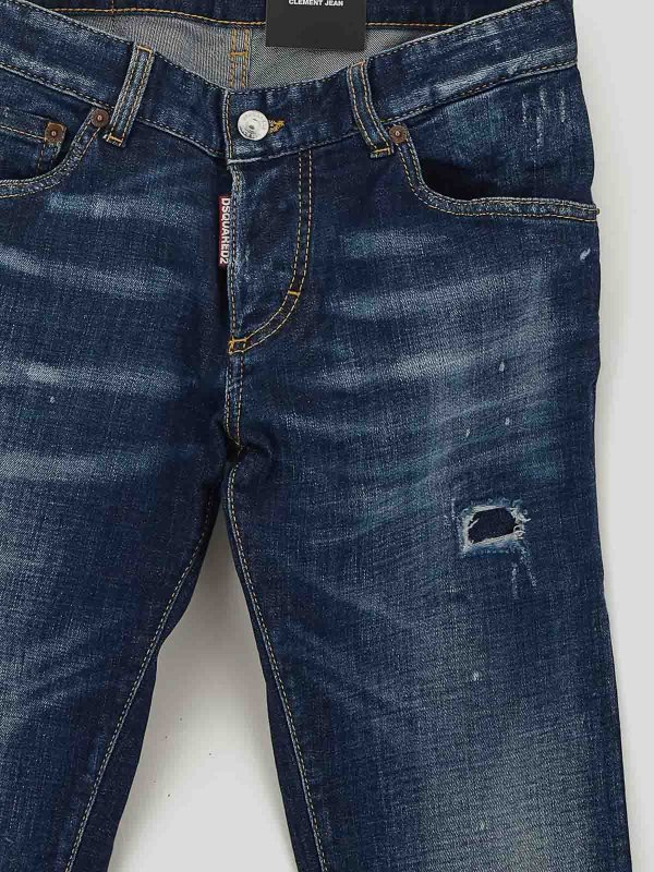 The Best Shops DSQUARED2: Jeans évasés - Jean Bootcut - Bleu