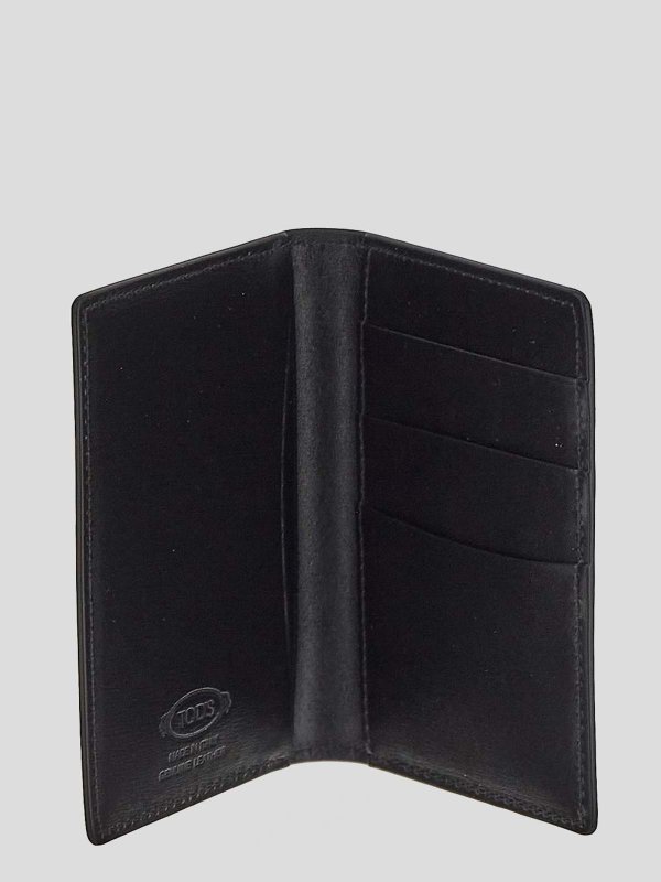 Tods wallets dark brown shop online: TOD