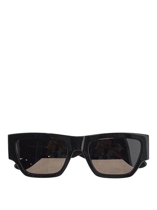 ALEXANDER MCQUEEN: サングラス - サングラス - 黒