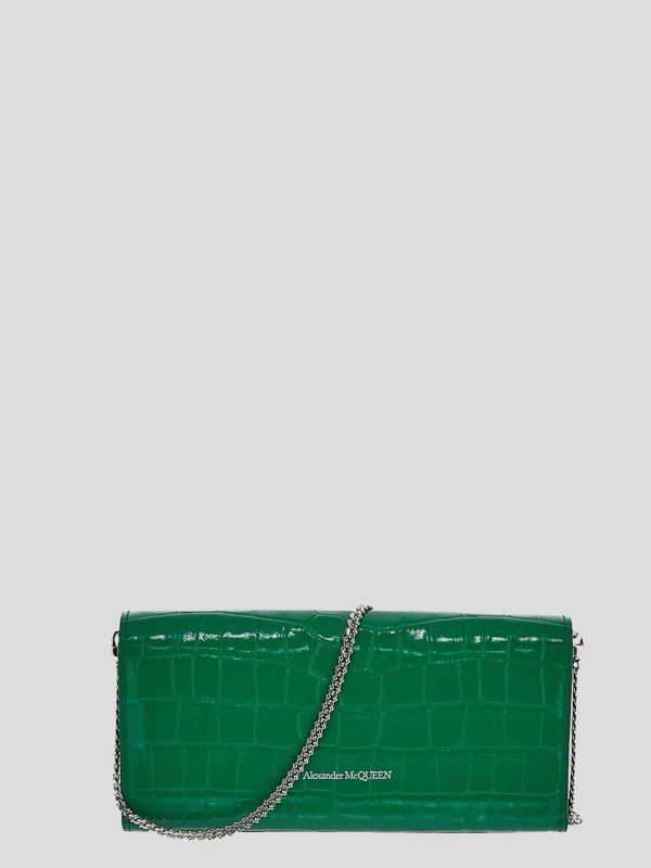 The Best Shops ALEXANDER MCQUEEN: Portefeuilles - Portefeuilles - Vert