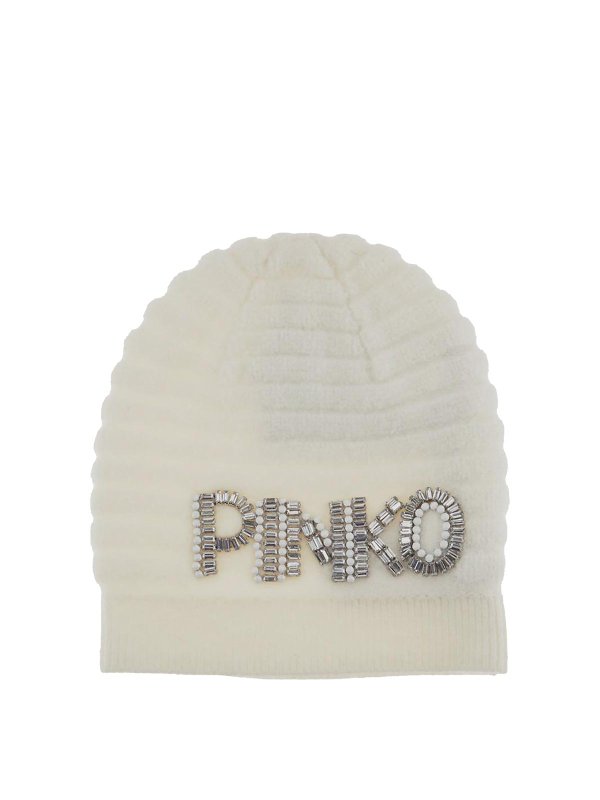 Pinko: hats & caps - Hat with White Logo