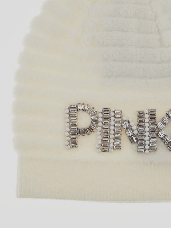 The Best Shops Pinko: hats & caps - Hat with White Logo