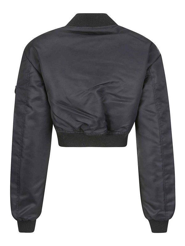 COPERNI: casual jackets online - Cut-out cropped bomber jacket