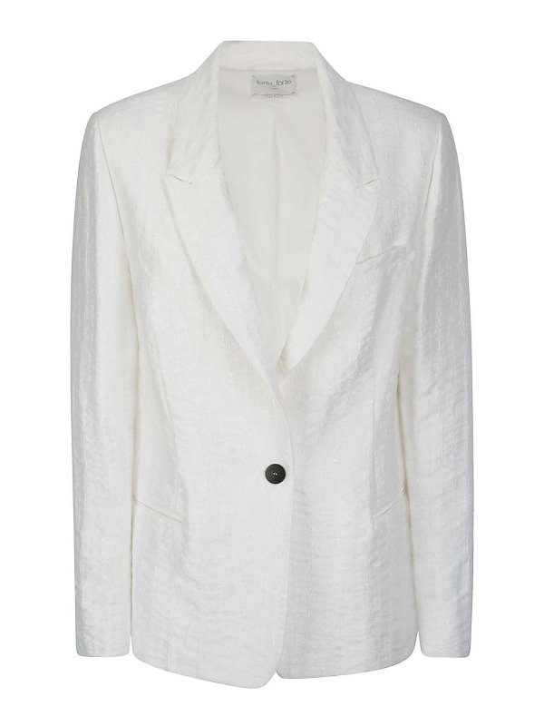 FORTE FORTE: blazers - Jacquard jacket