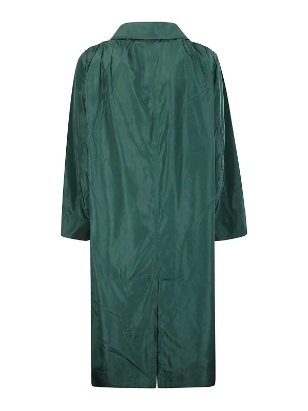 GANNI: short coats online - Summer tech coat