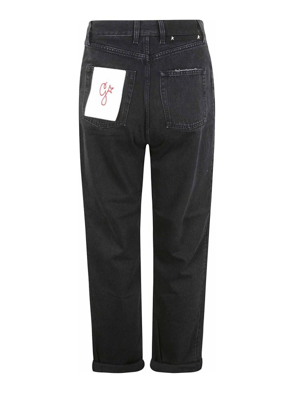 GOLDEN GOOSE: ストレートジーンズ online - ストレートジーンズ - 黒