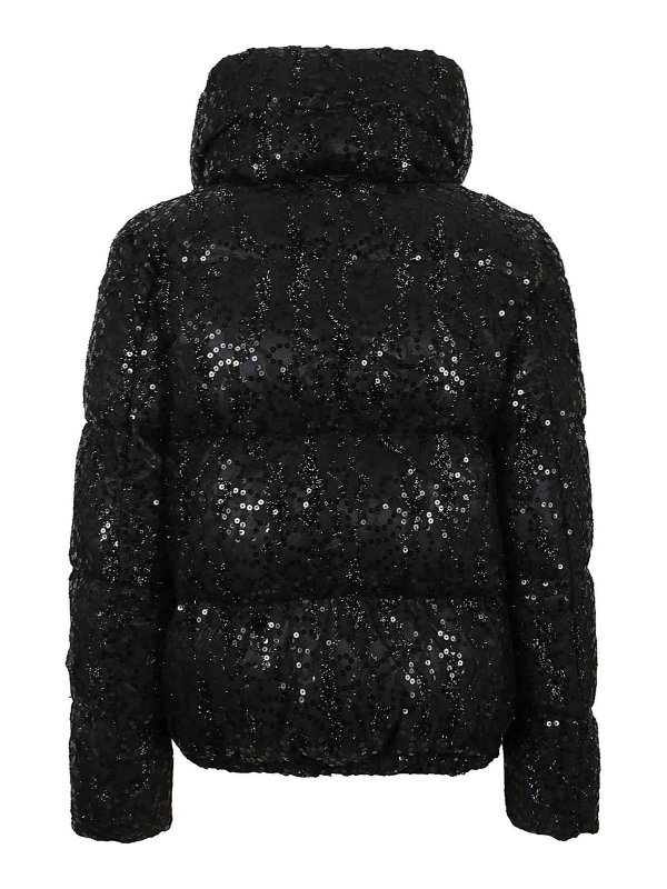 HERNO: padded jackets online - Pailette padded jacket
